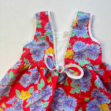 Load image into Gallery viewer, Vintage Bright Floral Sleeveless Top 18 months
