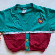 Load image into Gallery viewer, Vintage Color Block Cardigan 24 months
