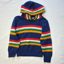Load image into Gallery viewer, Vintage Colorful Striped Knit Hoodie 3t
