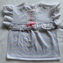 Load image into Gallery viewer, Vintage Pastel Striped Girly Shirt 2t

