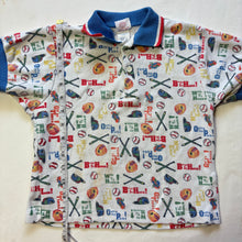 Load image into Gallery viewer, Vintage Baseball Collared Shirt 4t
