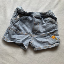 Load image into Gallery viewer, Vintage Engineer Striped Jean Shorts 18-24 months

