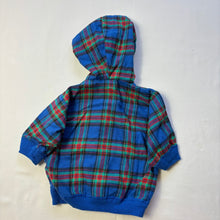Load image into Gallery viewer, Vintage Multicolored Plaid Bear Jacket 3 months
