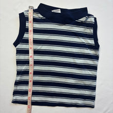 Load image into Gallery viewer, Vintage Navy Striped Tank Top 12-24 months
