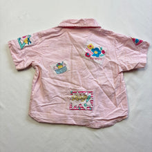 Load image into Gallery viewer, Vintage Summery Patches Pink Shirt 18 months
