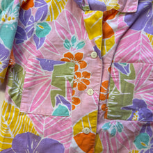 Load image into Gallery viewer, Vintage Pink Tropical Floral Shirt 5t/6
