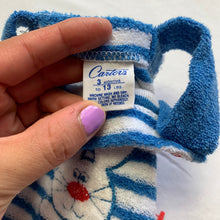 Load image into Gallery viewer, Vintage Bunny Striped Romper 3 months
