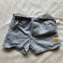 Load image into Gallery viewer, Vintage Engineer Striped Jean Shorts 18-24 months
