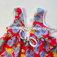 Load image into Gallery viewer, Vintage Bright Floral Sleeveless Top 18 months
