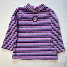 Load image into Gallery viewer, Vintage Girly Striped Flower Long Sleeve 3t
