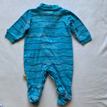Load image into Gallery viewer, Vintage Fish Wavey Footed PJs 3-6 months
