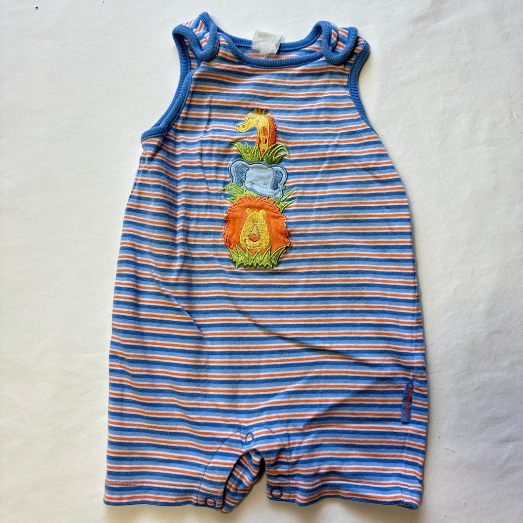 Vintage Striped Animal Romper 9-12 months