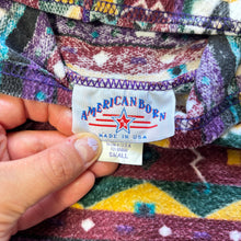 Load image into Gallery viewer, Vintage Pattern Flannel Hooded Sweater 5t/6
