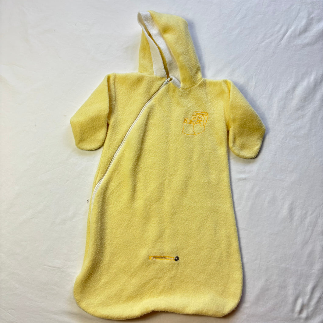 Vintage Bears Yellow Sleep Sack 3-9 months