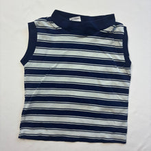 Load image into Gallery viewer, Vintage Navy Striped Tank Top 12-24 months
