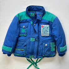 Load image into Gallery viewer, Vintage Blue/Green Coat 3t
