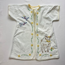 Load image into Gallery viewer, Vintage Deer Flower Open Gown 3-12 months
