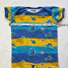 Load image into Gallery viewer, Vintage 90s Fish Summery Romper 6 months
