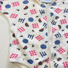 Load image into Gallery viewer, Vintage Picnic Pattern Romper 6-9 months *flaw

