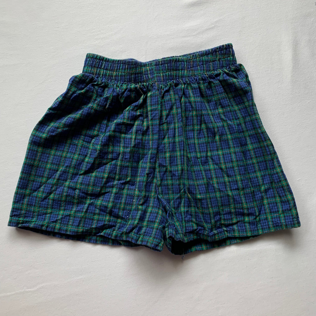 Vintage Blue/Green Plaid Shorts 4/5t