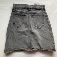 Load image into Gallery viewer, Vintage Faded Gray Jean Skirt kids 8
