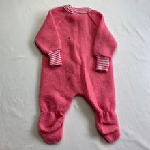 Load image into Gallery viewer, Vintage Pink Footed PJs 3 months
