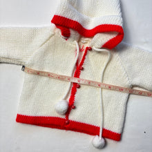 Load image into Gallery viewer, Vintage Chunky Knit Hooded Sweater 6-9 months
