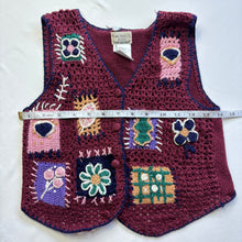 Load image into Gallery viewer, Vintage Granny Square Vest kids 6
