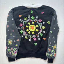 Load image into Gallery viewer, Vintage Black &amp; Neon Sweater kids 10/12
