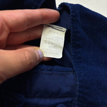 Load image into Gallery viewer, Vintage Puppy Patch Blue Overalls 6-9 months
