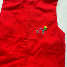 Load image into Gallery viewer, Vintage Turtle Red Jon Jon 12-18 months
