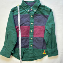 Load image into Gallery viewer, Vintage Muted Color Block Buttondown 3t/4t
