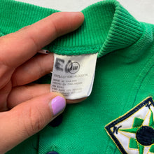 Load image into Gallery viewer, Vintage Nautical Green Striped Shirt 18 months
