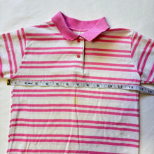 Load image into Gallery viewer, Vintage Healthtex Pink Striped Shirt kids 6
