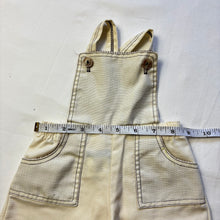 Load image into Gallery viewer, Vintage Cream Shortalls 0-3 months
