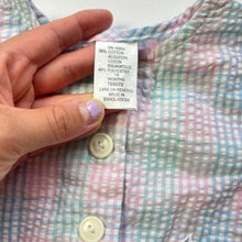 Load image into Gallery viewer, Vintage Bunny Pastel Gingham Top 18 months
