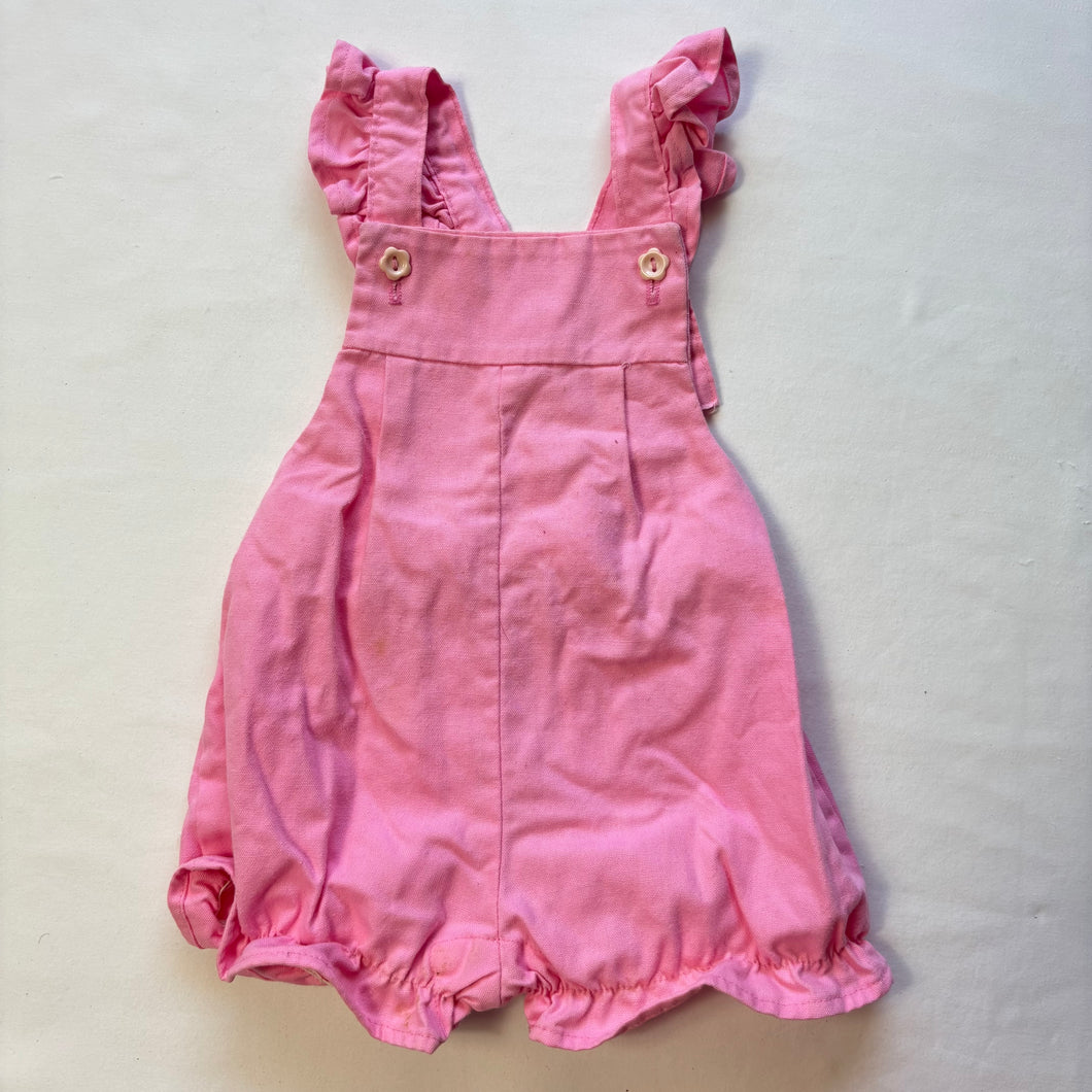 Vintage Pink Sunsuit/Romper 12 months *flaw