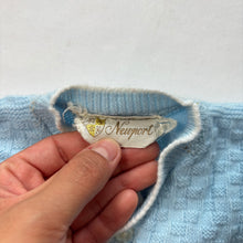 Load image into Gallery viewer, Vintage Blue Knit Cardigan 6-9 months
