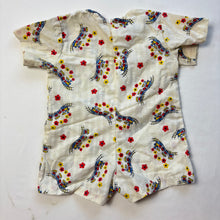 Load image into Gallery viewer, Vintage Trains Pattern Romper 6-9 months
