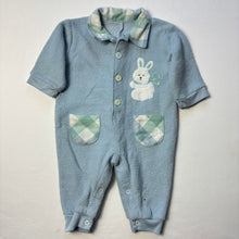 Load image into Gallery viewer, Vintage Bunny Blue Bodysuit 3-6 months
