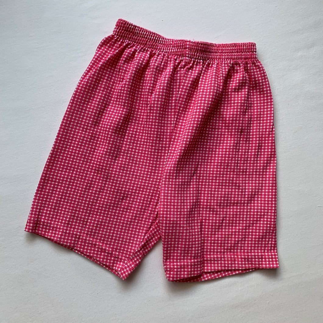 Vintage Hot Pink Square Shorts kids 6