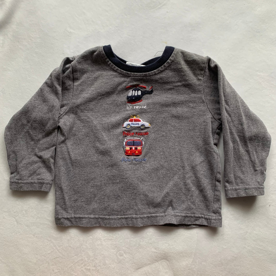 Vintage Rescue Heroes Long Sleeve 18-24 months