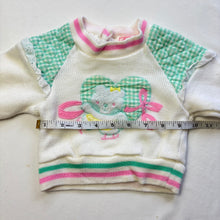 Load image into Gallery viewer, Vintage Ice Skating Bear Sweater 6-9 months
