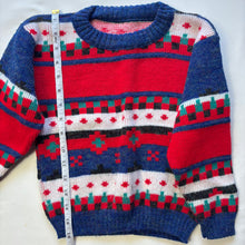 Load image into Gallery viewer, Vintage Striped Pattern Knit Sweater 5t
