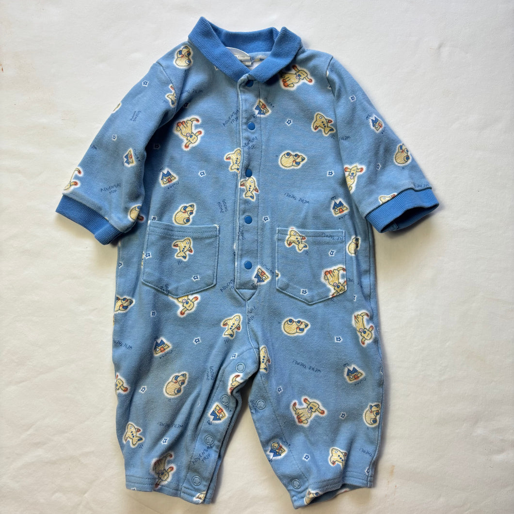 Vintage Dogs, Cars, Travel Bodysuit 6 months