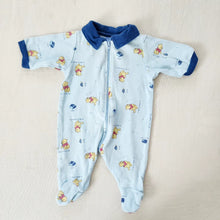 Load image into Gallery viewer, Older Pooh Footed PJs preemie
