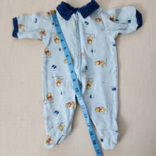 Load image into Gallery viewer, Older Pooh Footed PJs preemie
