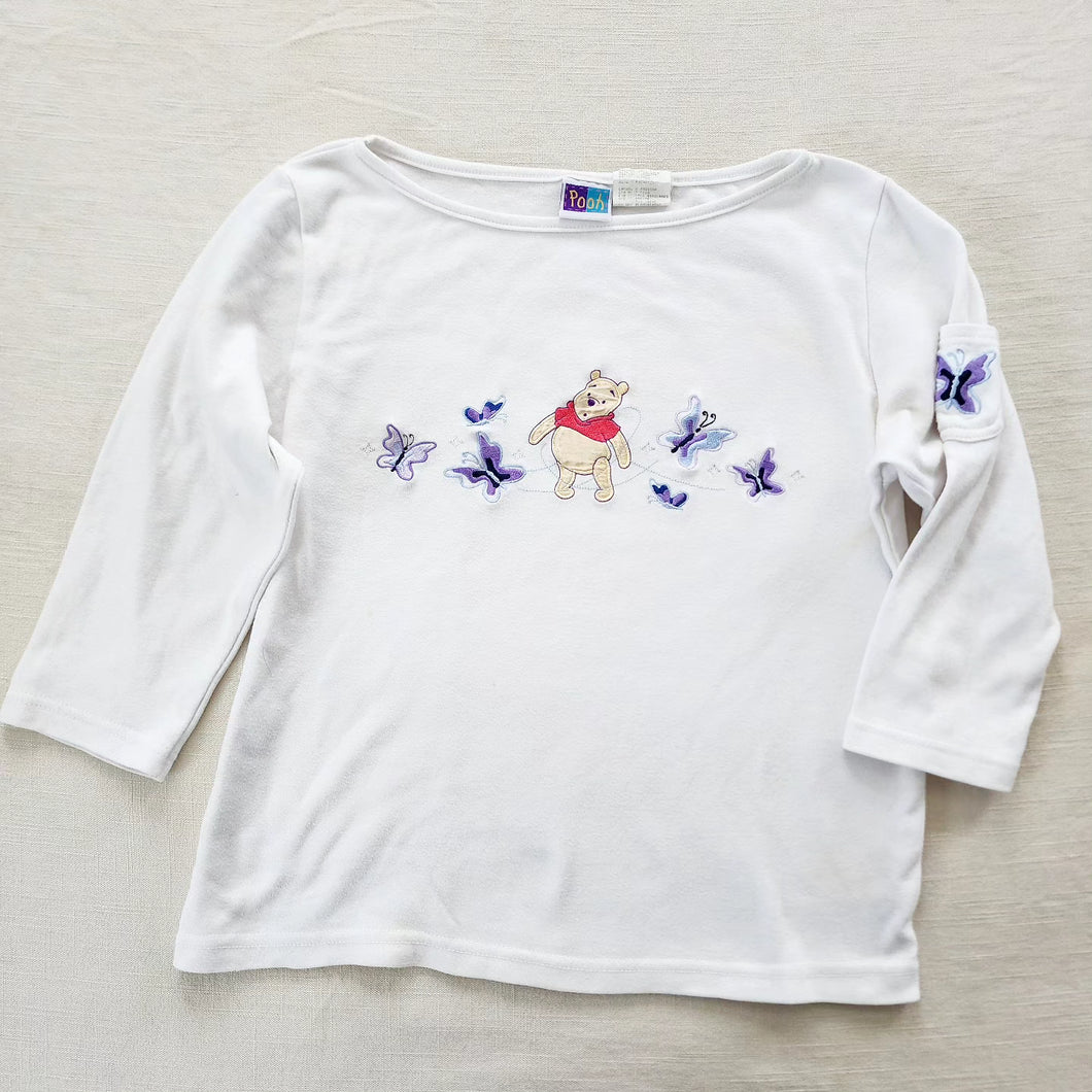Y2k Pooh Embroidered Shirt kids 16/18