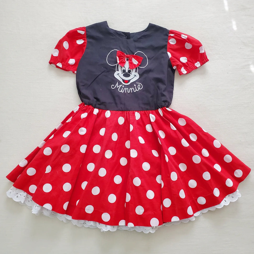 Vintage Minnie Mouse Twirly Dress kids 6