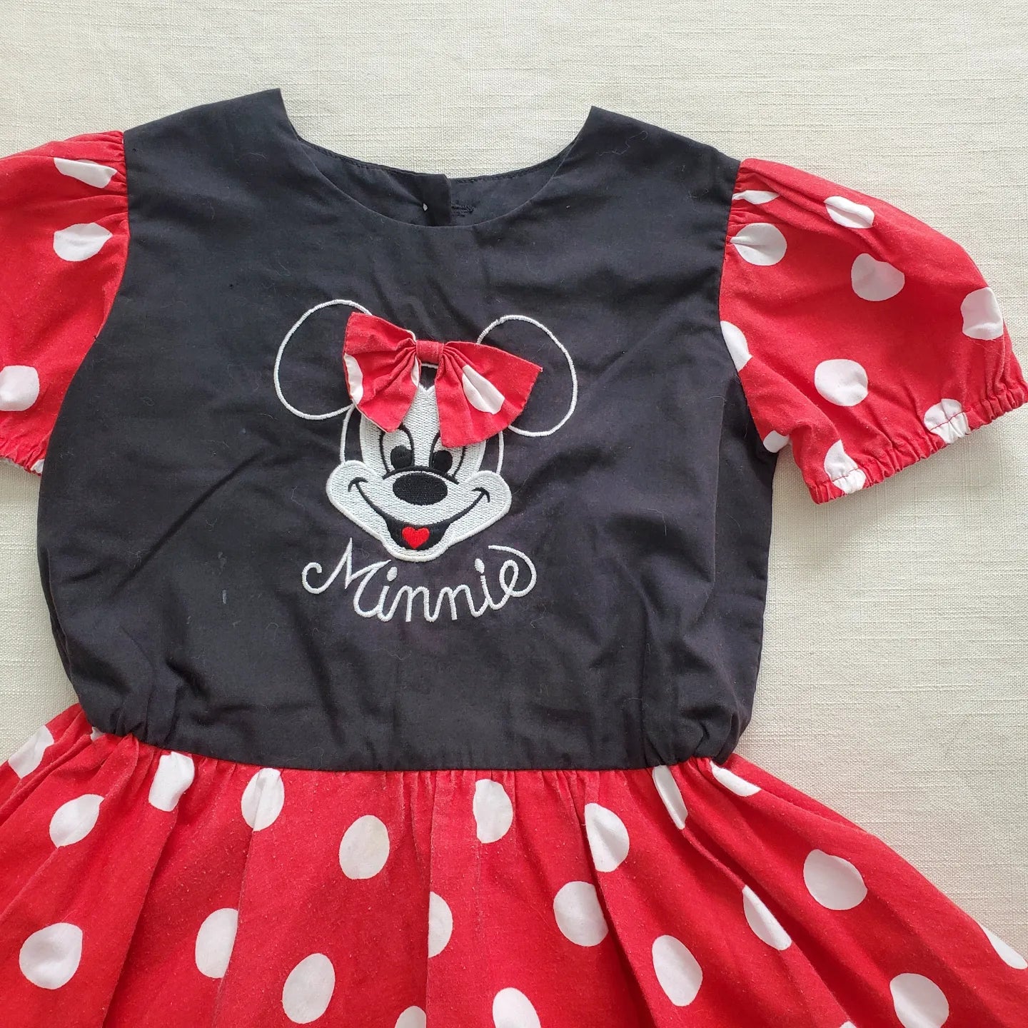 Vintage Minnie Mouse Twirly Dress kids 6 – Nostalgic Baby Vintage